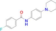 4-Fluoro-N-(4-(piperidin-1-yl)phenyl)benzamide