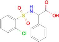 2-((2-Chlorophenyl)sulfonamido)-2-phenylacetic acid