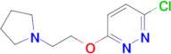 3-Chloro-6-(2-(pyrrolidin-1-yl)ethoxy)pyridazine