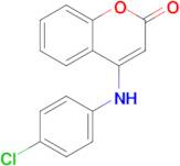 4-((4-Chlorophenyl)amino)-2H-chromen-2-one