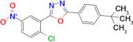 2-(4-(Tert-butyl)phenyl)-5-(2-chloro-5-nitrophenyl)-1,3,4-oxadiazole