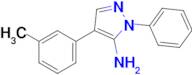 1-Phenyl-4-(m-tolyl)-1H-pyrazol-5-amine