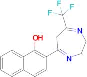 2-[7-(trifluoromethyl)-3,6-dihydro-2H-1,4-diazepin-5-yl]naphthalen-1-ol