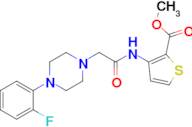 Methyl 3-(2-(4-(2-fluorophenyl)piperazin-1-yl)acetamido)thiophene-2-carboxylate