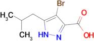 4-Bromo-5-isobutyl-1H-pyrazole-3-carboxylic acid