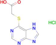 2-((7H-purin-6-yl)thio)acetic acid hydrochloride