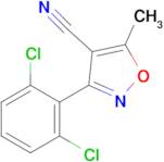 3-(2,6-Dichlorophenyl)-5-methylisoxazole-4-carbonitrile