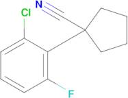 1-(2-Chloro-6-fluorophenyl)cyclopentane-1-carbonitrile