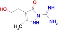 4-(2-Hydroxyethyl)-3-methyl-5-oxo-2,5-dihydro-1H-pyrazole-1-carboximidamide