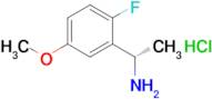 (S)-1-(2-fluoro-5-methoxyphenyl)ethan-1-amine hydrochloride