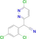 2-(6-Chloropyridazin-3-yl)-2-(2,4-dichlorophenyl)acetonitrile