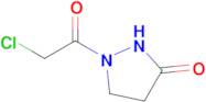 1-(2-Chloroacetyl)pyrazolidin-3-one