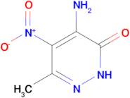 4-Amino-6-methyl-5-nitropyridazin-3(2H)-one