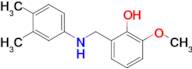 2-(((3,4-Dimethylphenyl)amino)methyl)-6-methoxyphenol