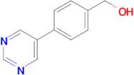 (4-(Pyrimidin-5-yl)phenyl)methanol