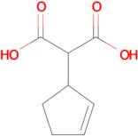 2-(Cyclopent-2-en-1-yl)malonic acid