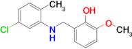 2-(((5-Chloro-2-methylphenyl)amino)methyl)-6-methoxyphenol