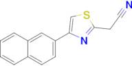 2-(4-(Naphthalen-2-yl)thiazol-2-yl)acetonitrile