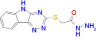 2-((5H-[1,2,4]triazino[5,6-b]indol-3-yl)thio)acetohydrazide