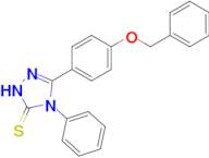 3-[4-(benzyloxy)phenyl]-4-phenyl-4,5-dihydro-1H-1,2,4-triazole-5-thione