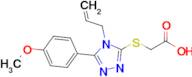 2-((4-Allyl-5-(4-methoxyphenyl)-4H-1,2,4-triazol-3-yl)thio)acetic acid