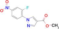 Methyl 1-(2-fluoro-4-nitrophenyl)-1H-pyrazole-4-carboxylate