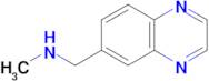 N-methyl-1-(quinoxalin-6-yl)methanamine