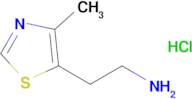 2-(4-Methylthiazol-5-yl)ethan-1-amine hydrochloride