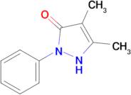4,5-dimethyl-2-phenyl-2,3-dihydro-1H-pyrazol-3-one