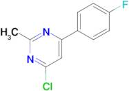 4-Chloro-6-(4-fluorophenyl)-2-methylpyrimidine