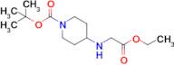 Tert-butyl 4-((2-ethoxy-2-oxoethyl)amino)piperidine-1-carboxylate