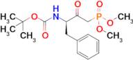 Tert-butyl (R)-(4-(dimethoxyphosphoryl)-3-oxo-1-phenylbutan-2-yl)carbamate
