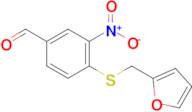 4-((Furan-2-ylmethyl)thio)-3-nitrobenzaldehyde