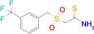2-((3-(Trifluoromethyl)benzyl)sulfonyl)ethanethioamide