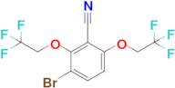 3-Bromo-2,6-bis(2,2,2-trifluoroethoxy)benzonitrile
