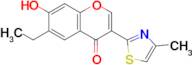 6-Ethyl-7-hydroxy-3-(4-methylthiazol-2-yl)-4H-chromen-4-one