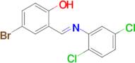 (E)-4-bromo-2-(((2,5-dichlorophenyl)imino)methyl)phenol