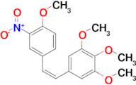 (Z)-1,2,3-trimethoxy-5-(4-methoxy-3-nitrostyryl)benzene