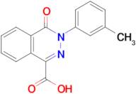 4-Oxo-3-(m-tolyl)-3,4-dihydrophthalazine-1-carboxylic acid