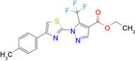 Ethyl 1-(4-(p-tolyl)thiazol-2-yl)-5-(trifluoromethyl)-1H-pyrazole-4-carboxylate