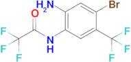 N-(2-amino-4-bromo-5-(trifluoromethyl)phenyl)-2,2,2-trifluoroacetamide