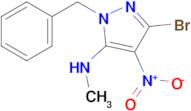 1-Benzyl-3-bromo-N-methyl-4-nitro-1H-pyrazol-5-amine