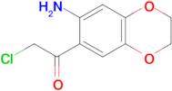 1-(7-Amino-2,3-dihydrobenzo[b][1,4]dioxin-6-yl)-2-chloroethan-1-one