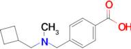 4-(((Cyclobutylmethyl)(methyl)amino)methyl)benzoic acid