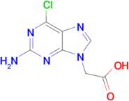 2-(2-Amino-6-chloro-9H-purin-9-yl)acetic acid