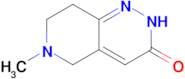 6-methyl-2H,3H,5H,6H,7H,8H-pyrido[4,3-c]pyridazin-3-one