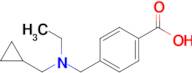 4-(((Cyclopropylmethyl)(ethyl)amino)methyl)benzoic acid