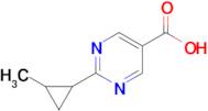 2-(2-Methylcyclopropyl)pyrimidine-5-carboxylic acid