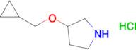 3-(Cyclopropylmethoxy)pyrrolidine hydrochloride