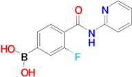 (3-Fluoro-4-(pyridin-2-ylcarbamoyl)phenyl)boronic acid